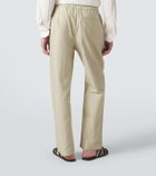 Frescobol Carioca Rocha cotton twill wide-leg pants