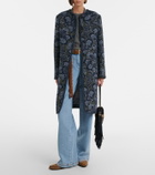 Etro Cotton and wool-blend jacquard coat