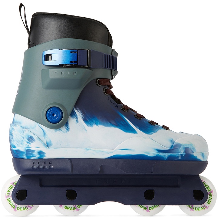 Photo: THEM SKATES Blue Brain Dead Edition Them 909 Complete Inline Skates