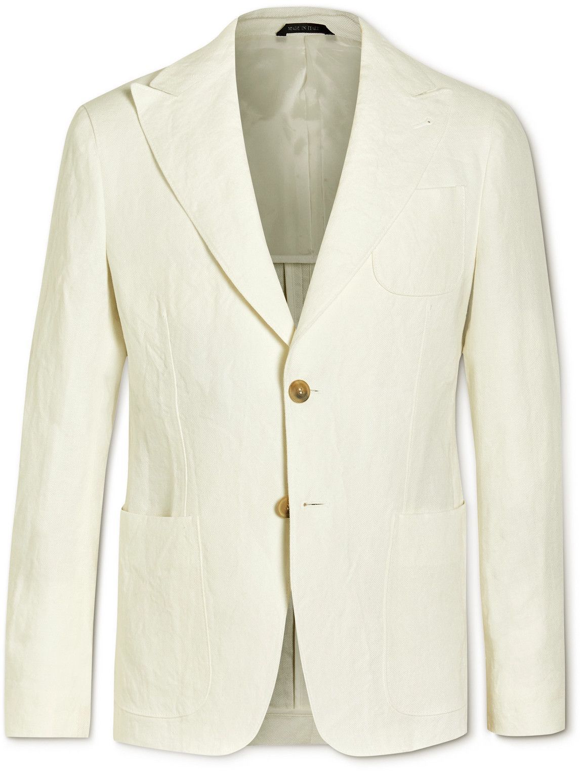 Armani hot sale linen blazer