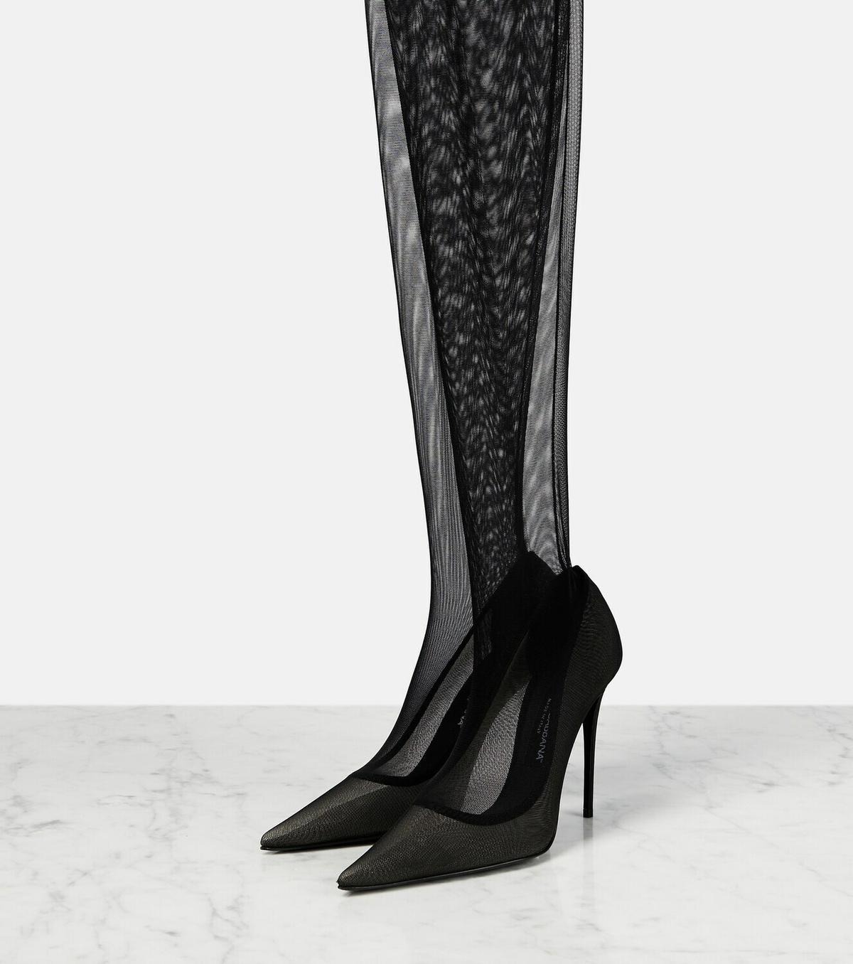 Dolce&Gabbana - x Kim tulle over-the-knee boots Dolce & Gabbana