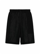 COMMAS - Woven Linen Blend Shorts