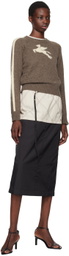 Kijun Brown Merino Wool Sweater.