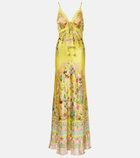 Camilla Printed silk charmeuse maxi dress