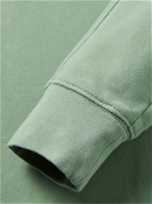 CLUB MONACO - Loopback Cotton-Jersey Sweatshirt - Green