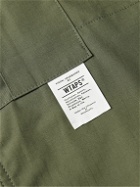 WTAPS - Straight-Leg Cotton-Ripstop Cargo Trousers - Green