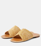 Clergerie Ineni raffia slides