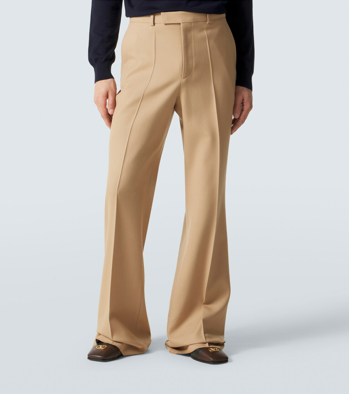 Valentino Virgin wool gabardine flared pants