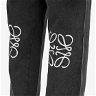 Loewe Men's Anagram Jeans in Black