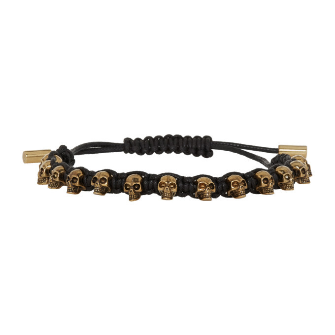 Photo: Alexander McQueen Black Skull Friendship Bracelet