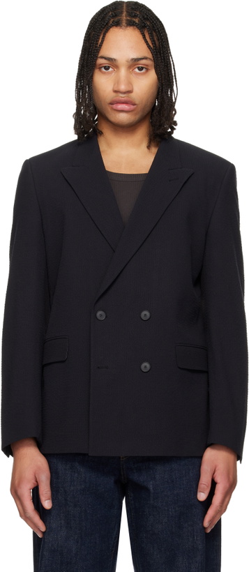 Photo: Hugo Black Double-Breasted Blazer