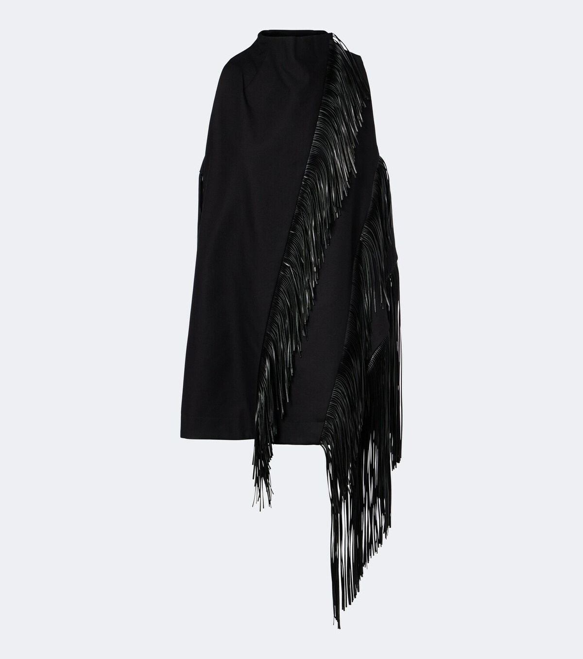 Sportmax Fringed halterneck cotton top