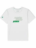 Reigning Champ - Prince Logo-Print Cotton-Jersey Tennis T-Shirt - White