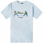 Pass~Port Men's Squeeze T-Shirt in Stonewash Blue
