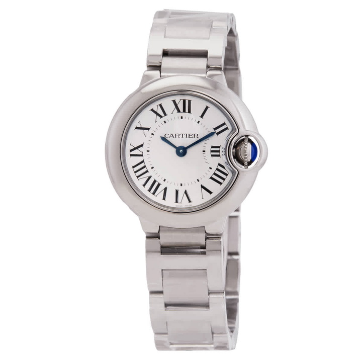 Photo: Cartier Ballon Bleu 28 mm Silver Dial Watch WSBB0073
