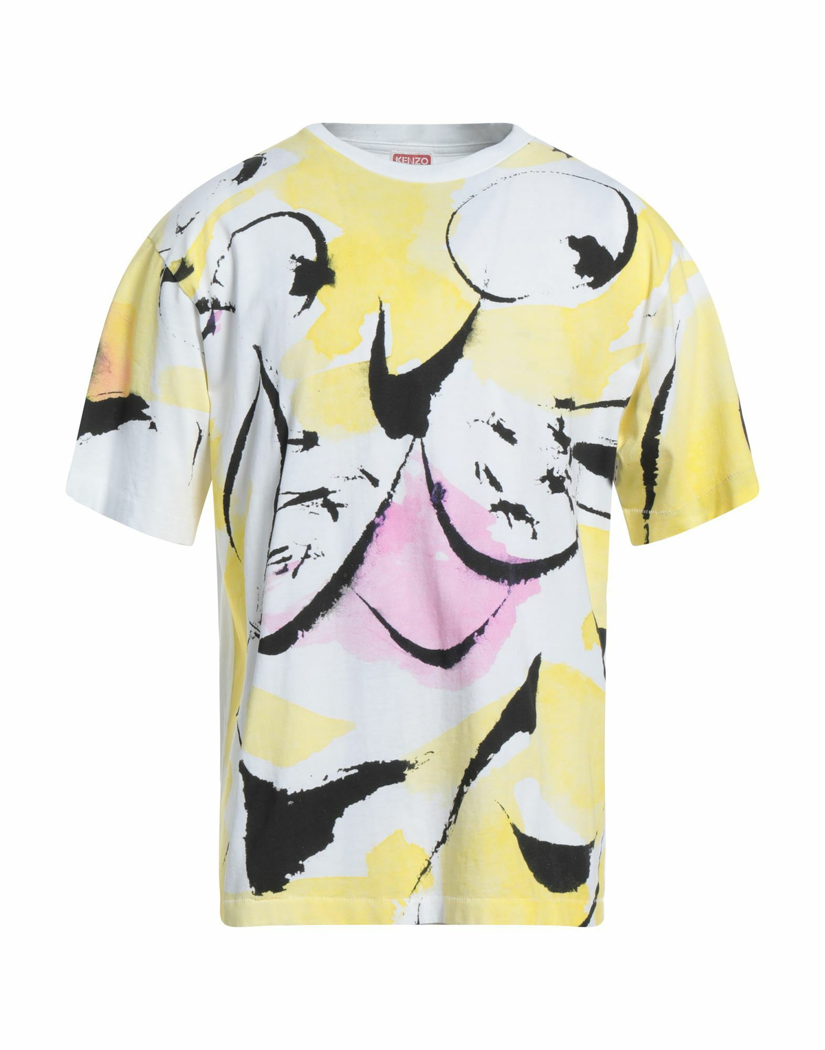 Kenzo Mens T-shirt in Yellow