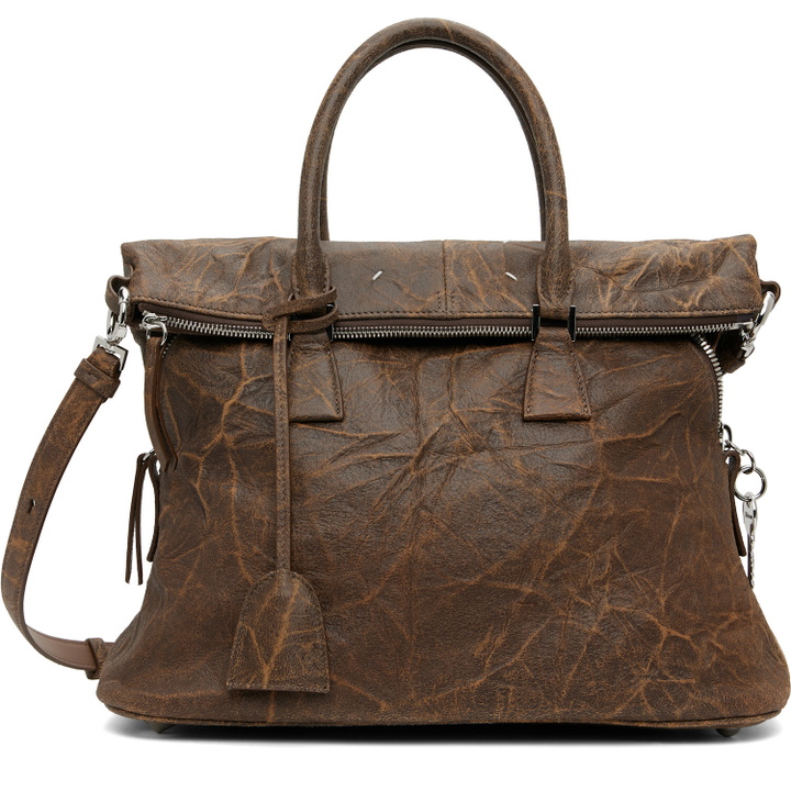 Photo: Maison Margiela Brown 5AC Soft Medium Tote