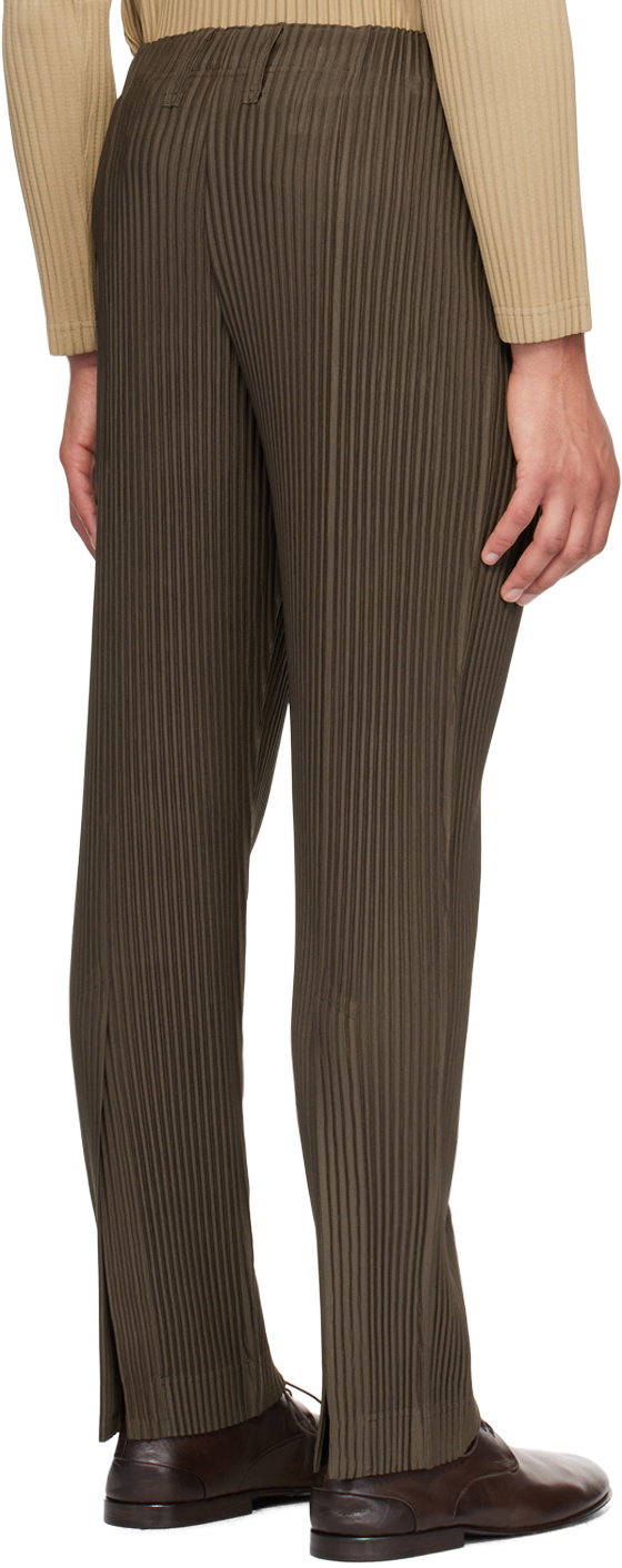 HOMME PLISSÉ ISSEY MIYAKE Khaki Tailored Pleats 1 Trousers Homme