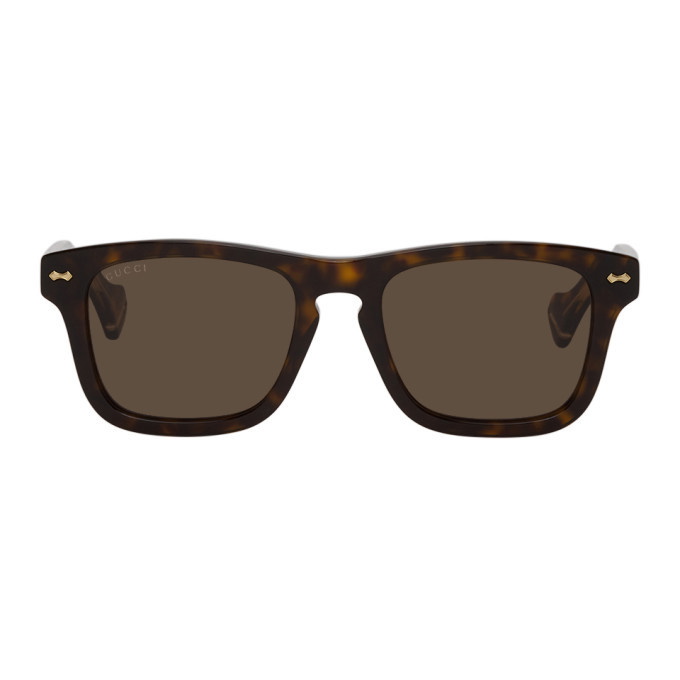 Photo: Gucci Tortoiseshell Square Sunglasses