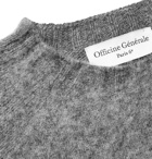 Officine Generale - Mélange Shetland Wool Sweater - Men - Gray