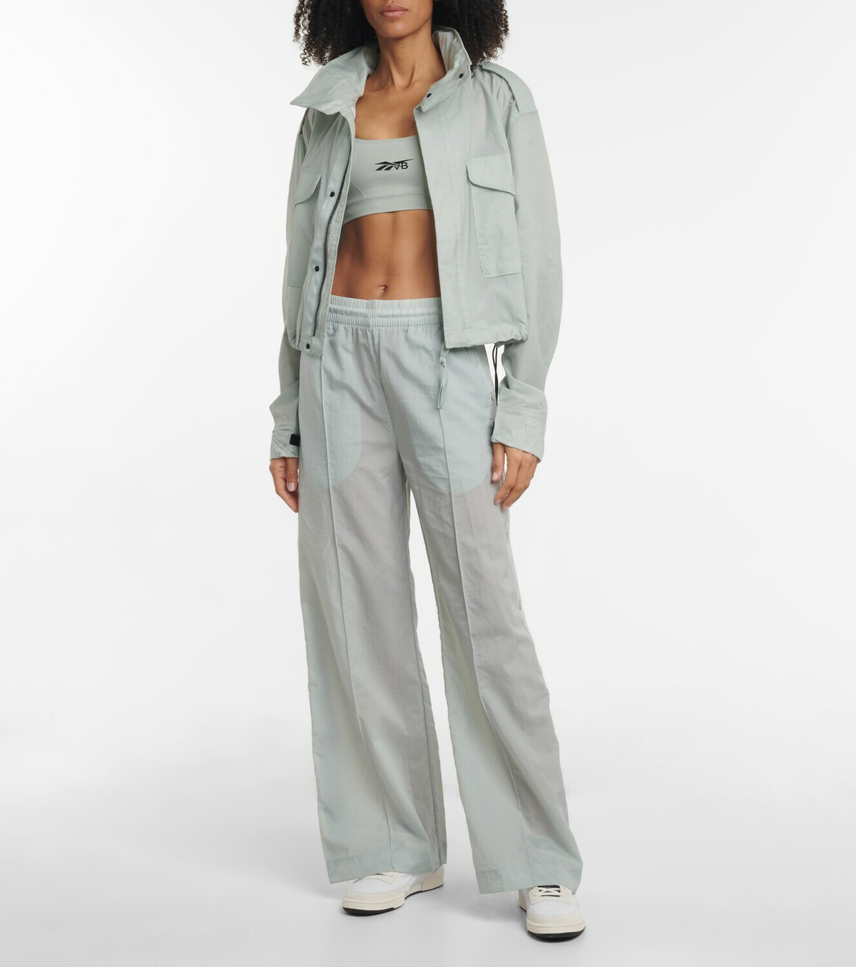 Reebok x Victoria Beckham Wide-leg track pants