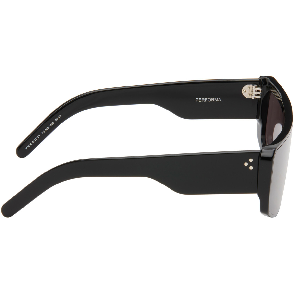 Rick Owens Black Tower Performa Sunglasses