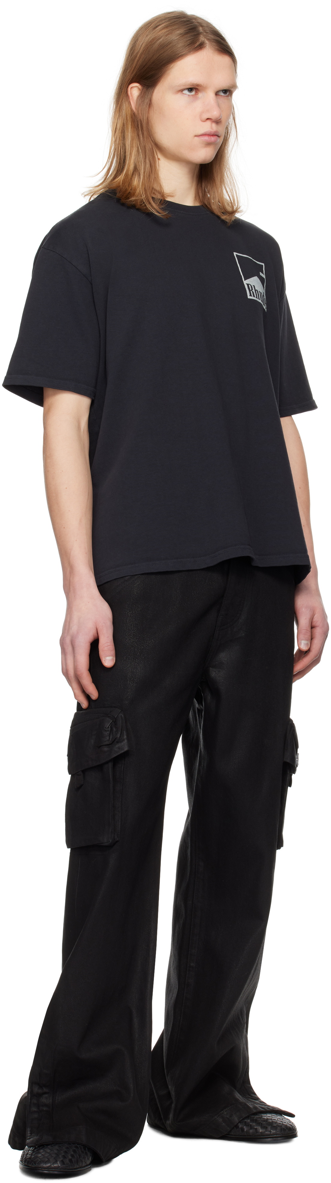 Rhude Black Chevron T-shirt Rhude