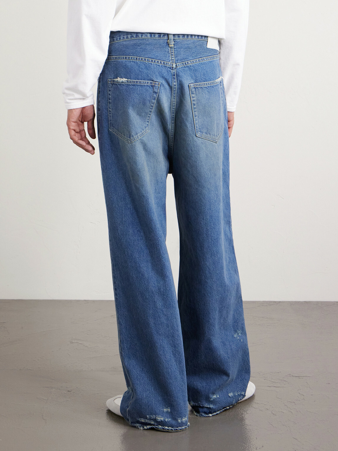 ssstein - Straight-Leg Distressed Jeans - Blue