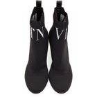Valentino Black Valentino Garavani VLTN Sock Boots