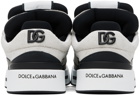 Dolce&Gabbana Gray & Black New Roma Sneakers