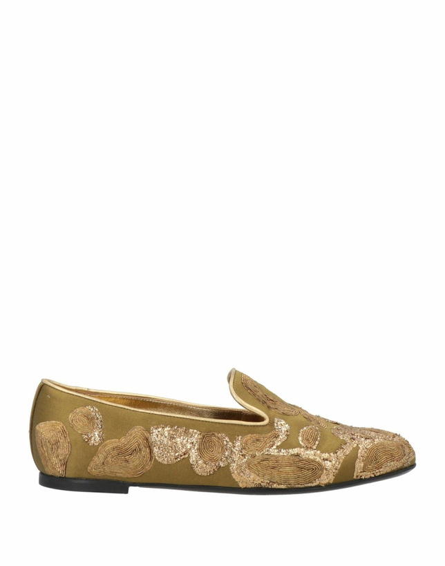 Photo: Roger Vivier Womens Loafers in Gold