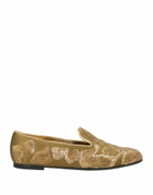 Roger Vivier Womens Loafers in Gold