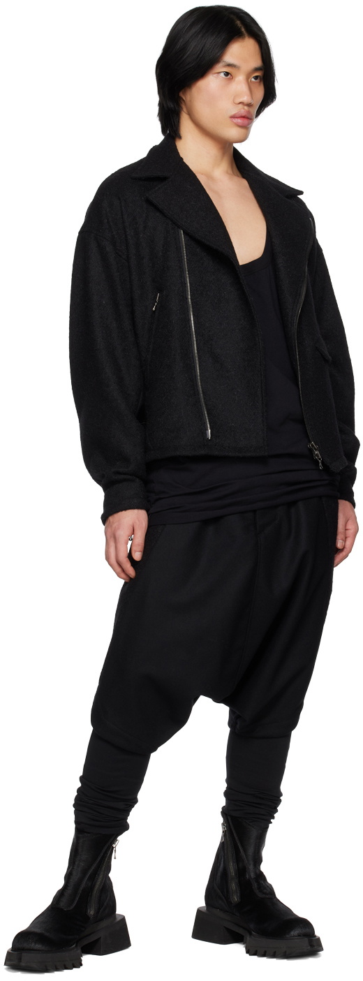 Julius Black Double Riders Jacket Julius