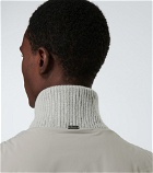 Herno - knitted vest zip-up wool cardigan