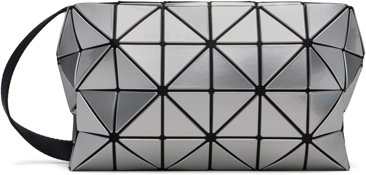 BAO BAO ISSEY MIYAKE Silver Carton Shoulder Bag