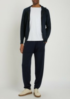 John Smedley Henning Cuffed Merino Wool Sweatpants Navy