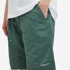 Uniform Bridge Men's Nylon Trail Shorts in Green