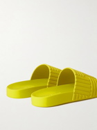 Bottega Veneta - Carpet Embossed Rubber Slides - Yellow