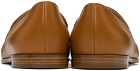 Gianvito Rossi Tan Perry Loafers