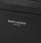 Saint Laurent - Pebble-Grain Leather Cardholder - Men - Black