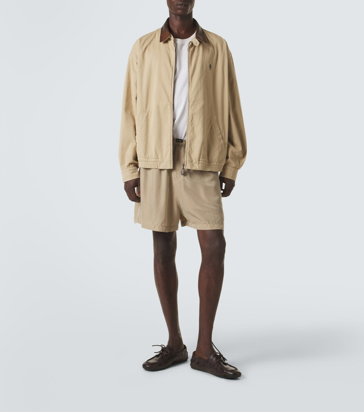 Prada Silk Bermuda shorts