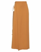 Jucca Womens Maxi skirt Camel