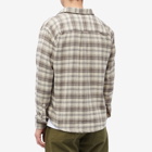 Foret Men's Buzz Check Overshirt in Khaki Check