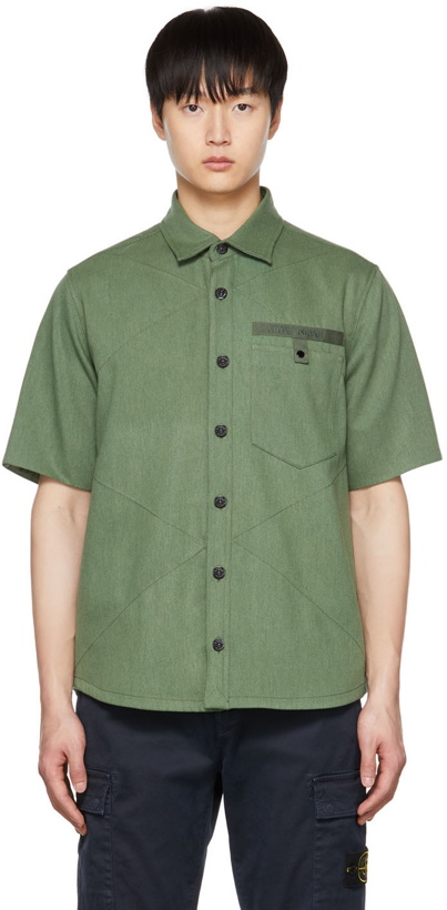Photo: Stone Island Green Patch Shirt