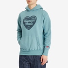Human Made Men's Tsuriami Heart Hoodie in Blue