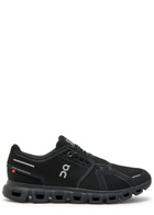 ON Cloud 6 Panelled Mesh Sneakers Black And Silver