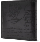 Berluti - Makore Scritto Leather Billfold Wallet - Black