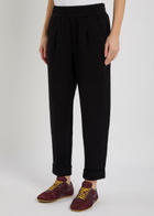 Varley The Rolled Stretch-jersey Sweatpants Black
