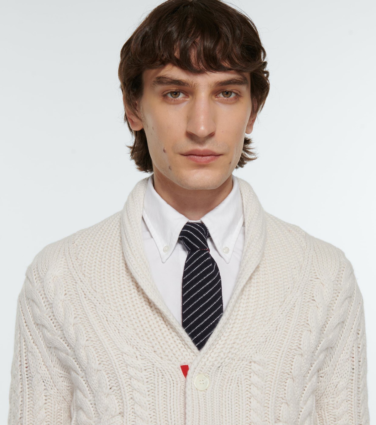 thom browne knit tie