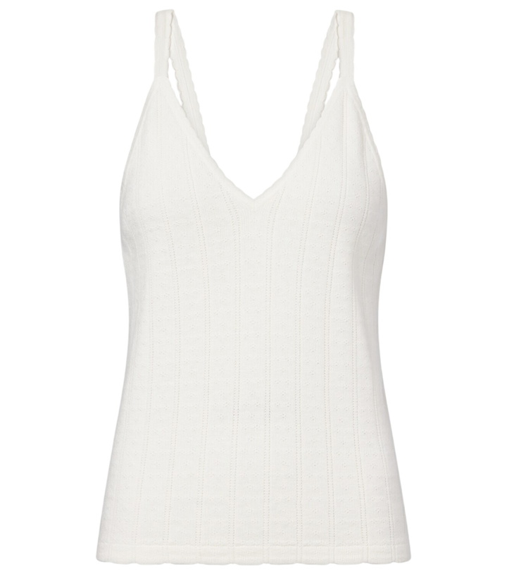 Photo: Lisa Yang Suni cotton and cashmere tank top